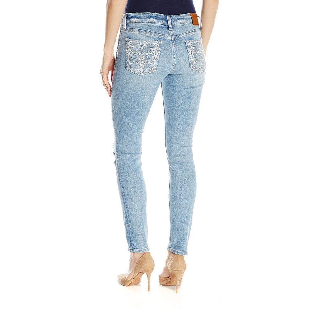 Lucky Brand Lolita Skinny Jean Light Wash Distressed Denim Women’s Size 6/28